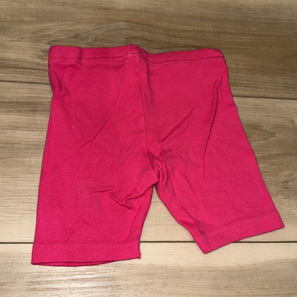 EUC Girls Pink Size 4 Gymboree Brand Solid Stretch Bike Shorts - Picture 4 of 4